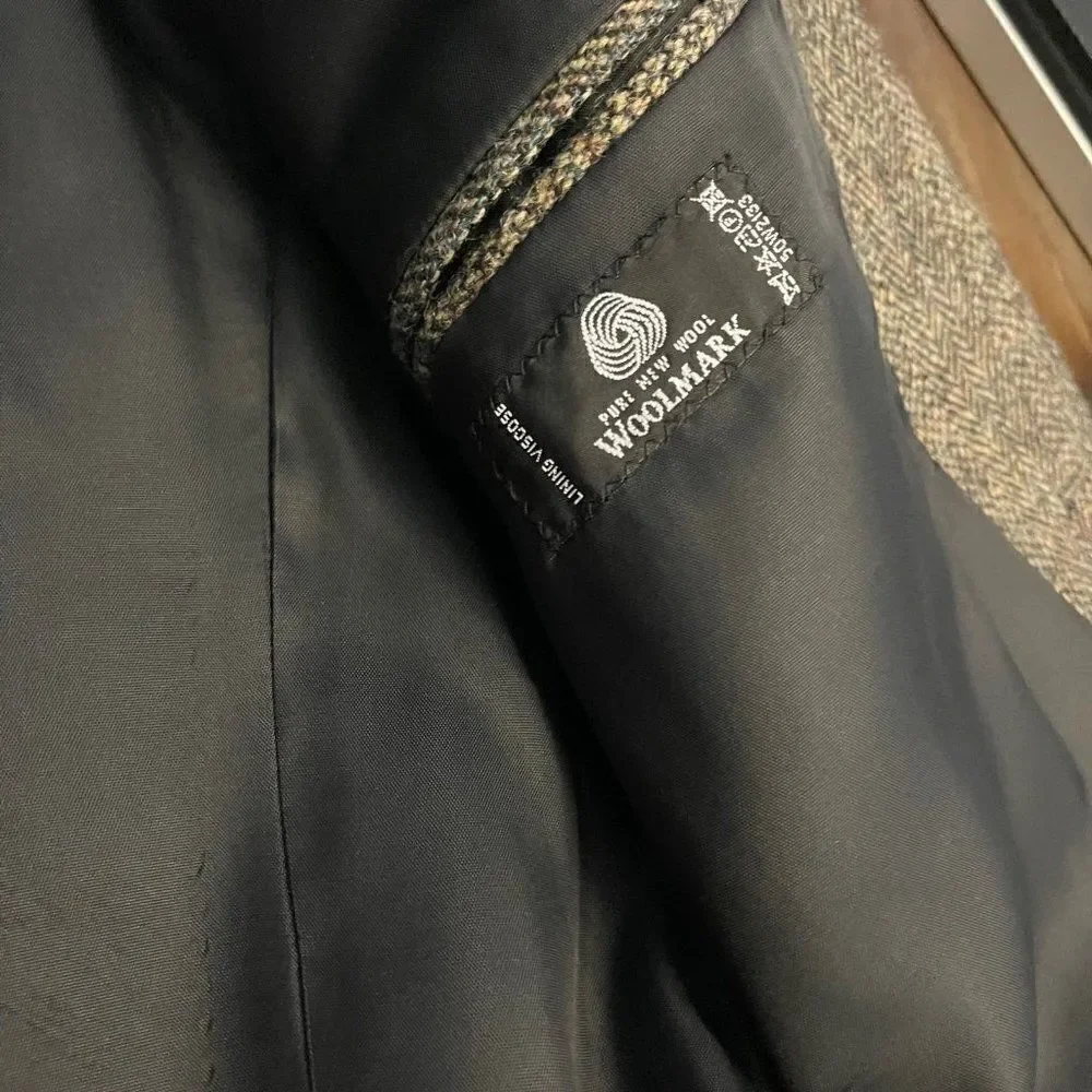 Alexandre London Tweed Wool Jacket Made in England - Picture 10 of 12